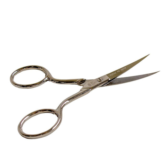 Premax Curved Blade 4 Inch/10.16cm Nickel Plated Embroidery Scissors