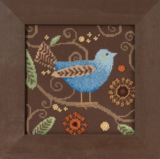 Mill Hill DM30-1811 Blue Bird Counted Cross Stitch Kit