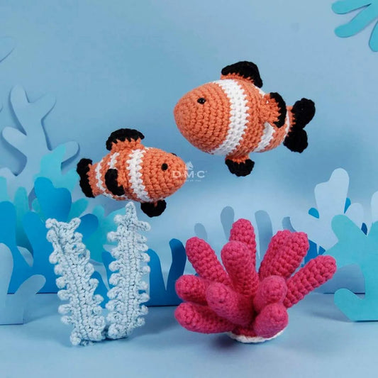 DMC Amigurumi Crochet Kit Clownfish
