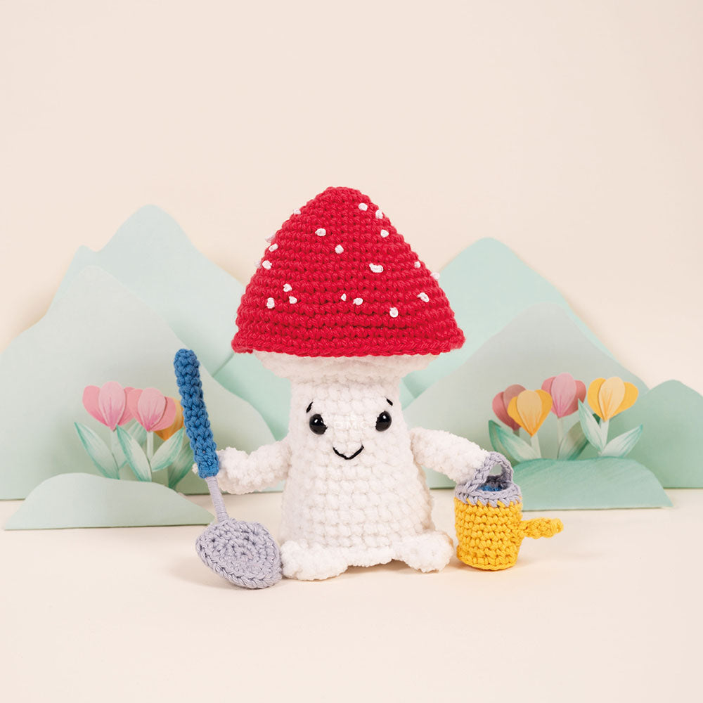 DMC Gardener Mushroom Amigurumi Crochet Kit