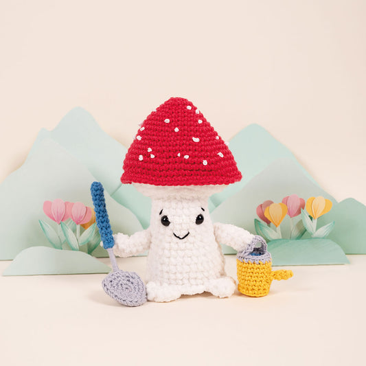 DMC Gardener Mushroom Amigurumi Crochet Kit