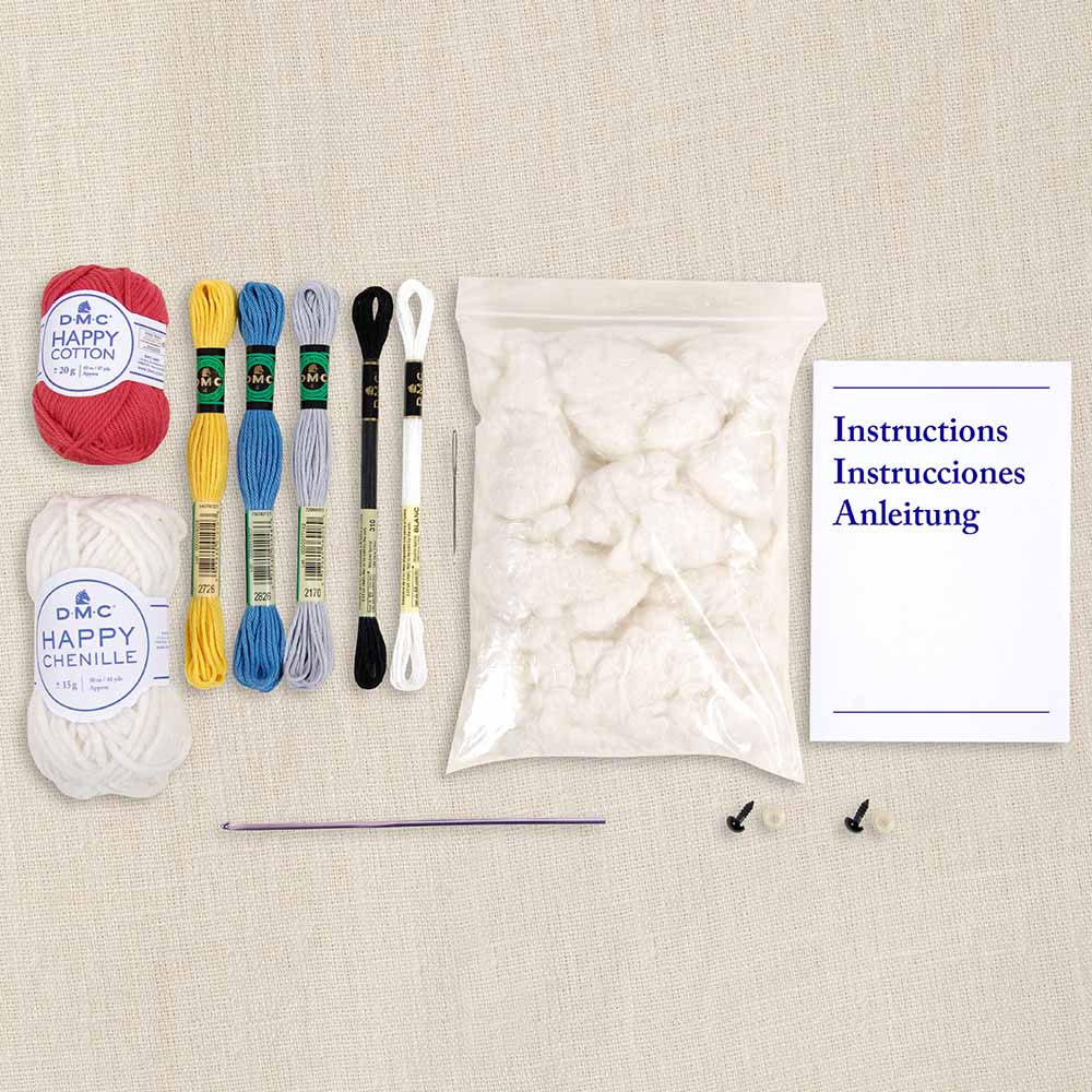 DMC Gardener Mushroom Amigurumi Crochet Kit