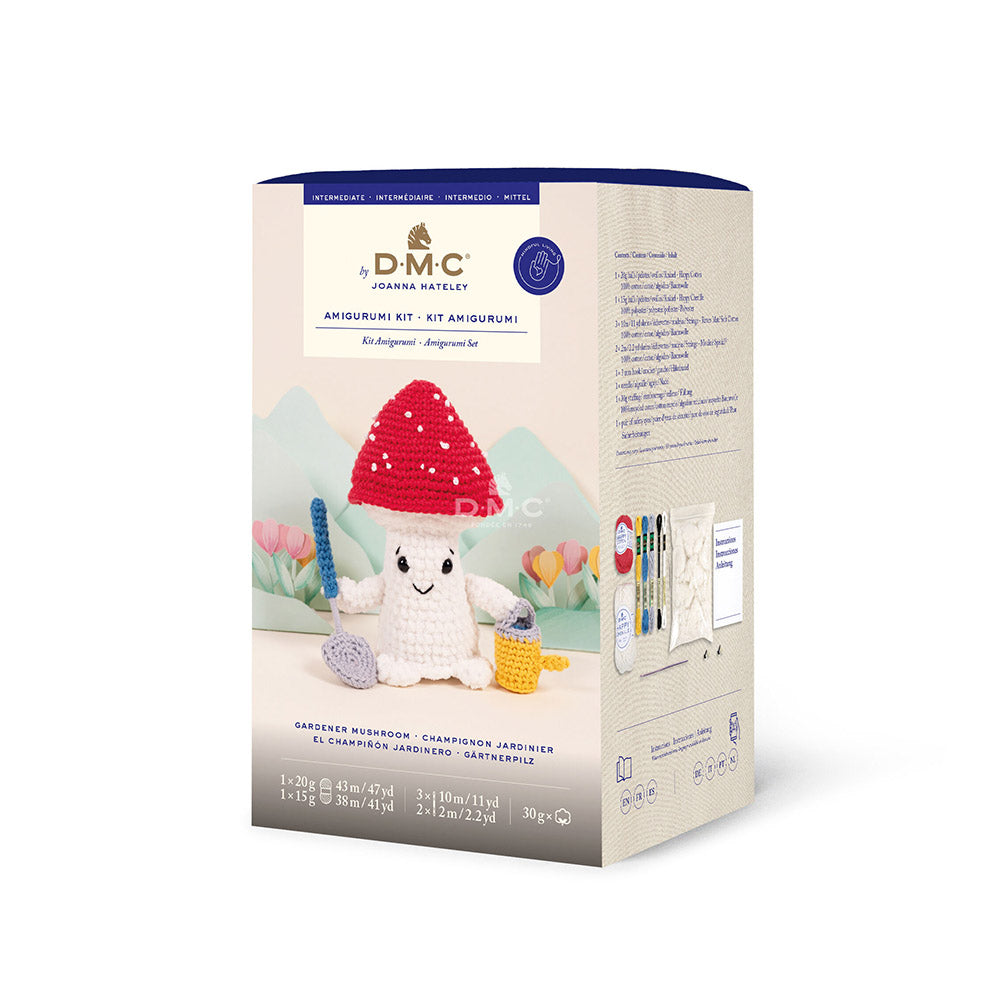 DMC Gardener Mushroom Amigurumi Crochet Kit