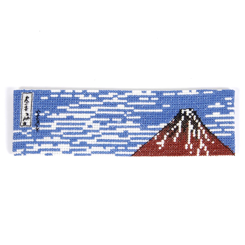 DMC The Red Fuji Masters Collection Counted Cross Stitch Bookmark Kit