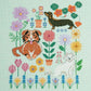 DMC Dogs in the Garden Counted Cross Stitch Kit - Designer Collection