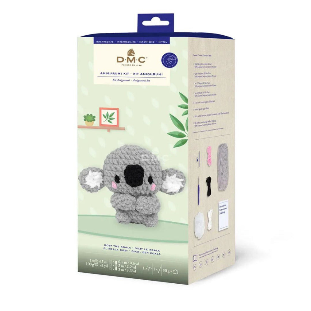 DMC Dozy the Koala XXL Amigurumi Crochet Kit packaging