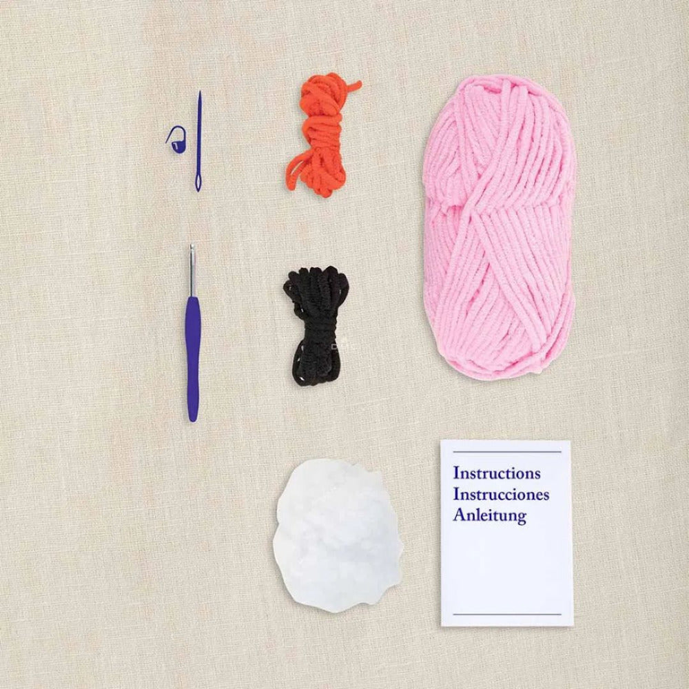DMC Ollie the Octopus XXL Amigurumi Crochet Kit contents