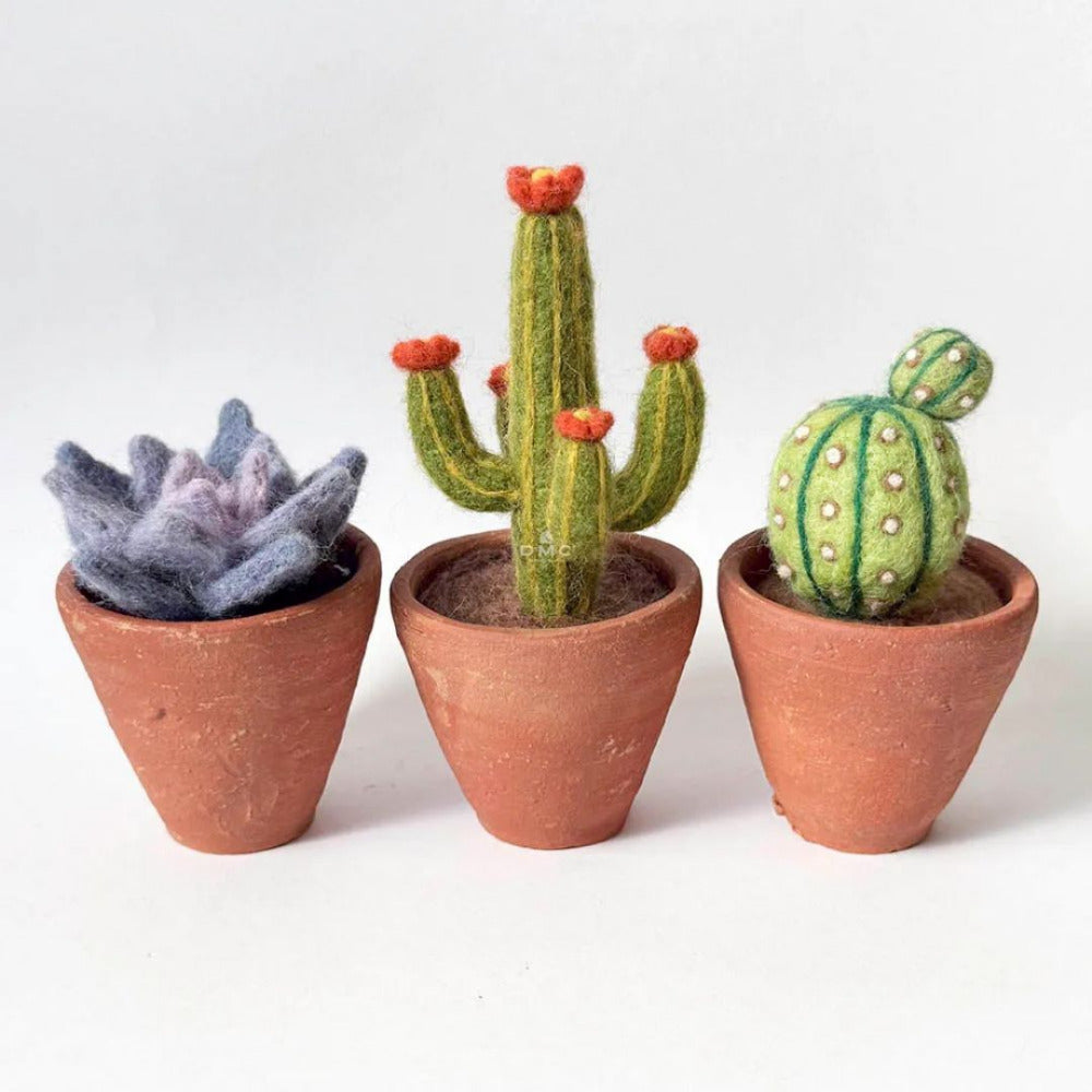 DMC Carded Wool for Felting Pack of Five - Vintage Bouquet