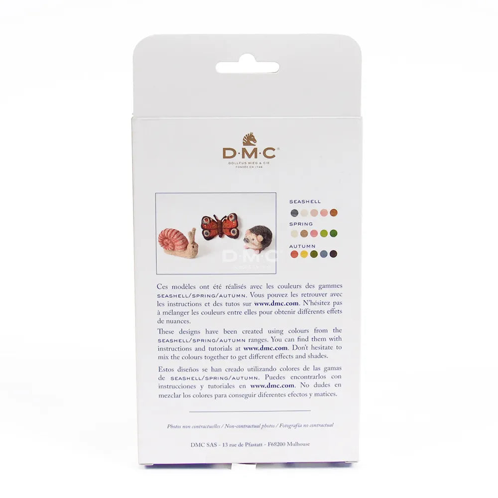 DMC Carded Wool for Felting Pack of Five - Seashell