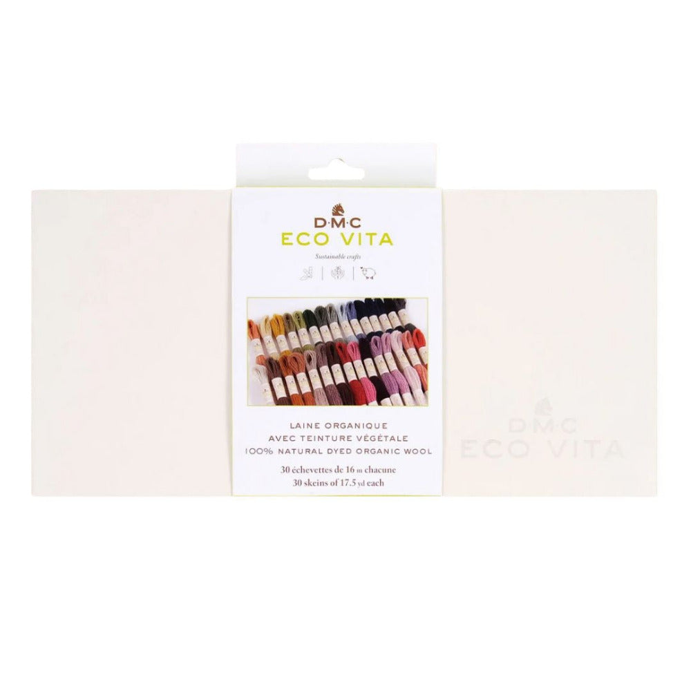 DMC Eco Vita Organic Naturally Dyed Organic Wool Thread 30 Skein Collection