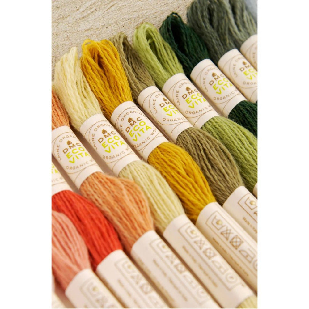 DMC Eco Vita Organic Naturally Dyed Organic Wool Thread 30 Skein Collection