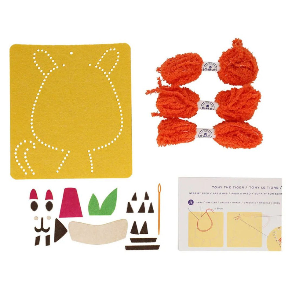 DMC Kids Stitched Felt Kit - Tony the Tiger