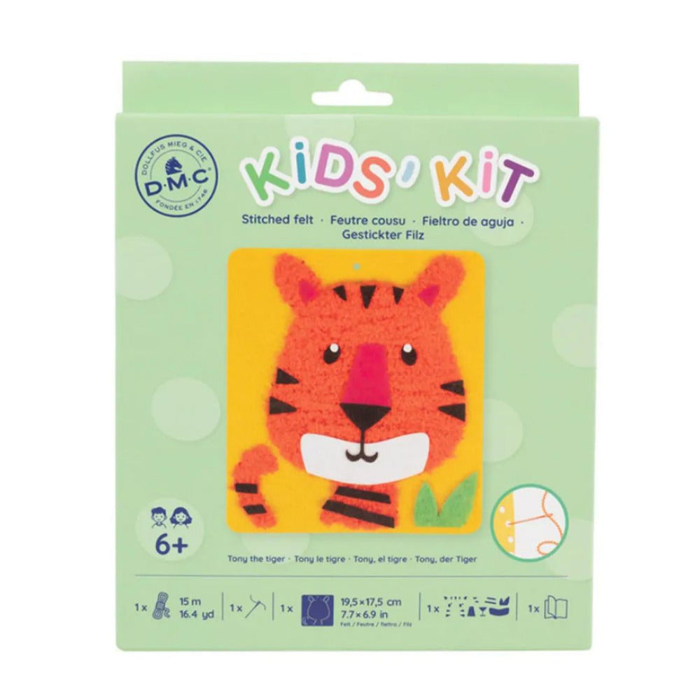 DMC Kids Stitched Felt Kit - Tony the Tiger