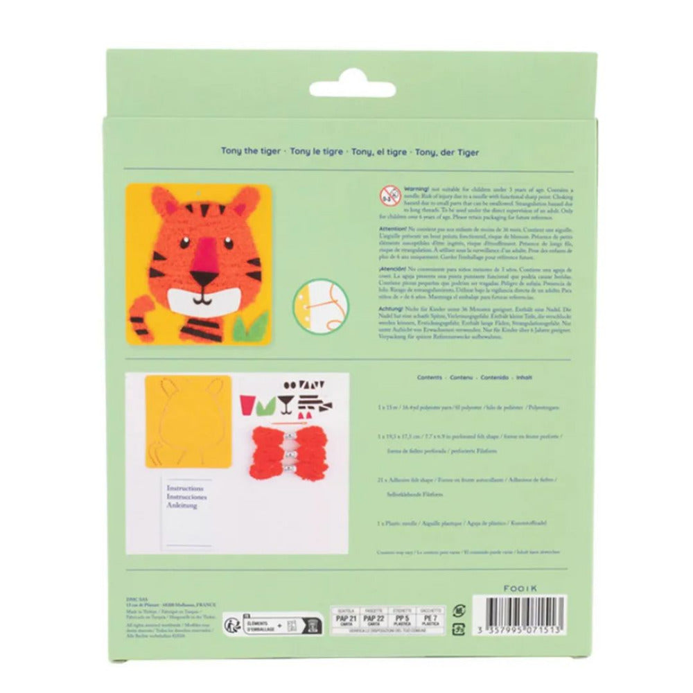 DMC Kids Stitched Felt Kit - Tony the Tiger
