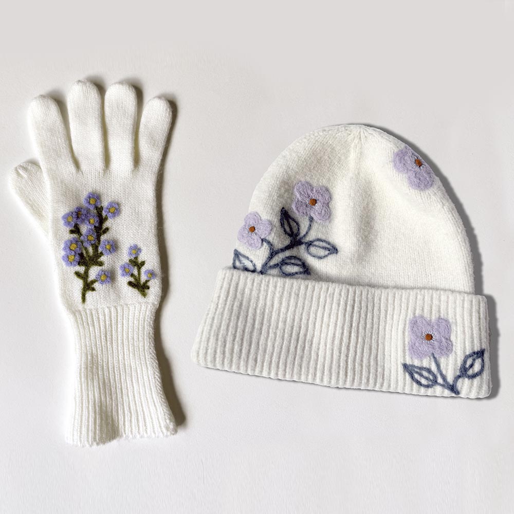 DMC Carded Wool for Felting Pack of Five - Glacier