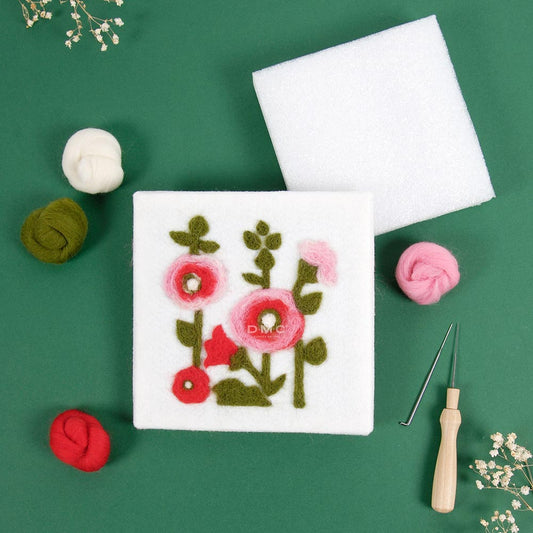 DMC Hollyhock Needle Felting Kit