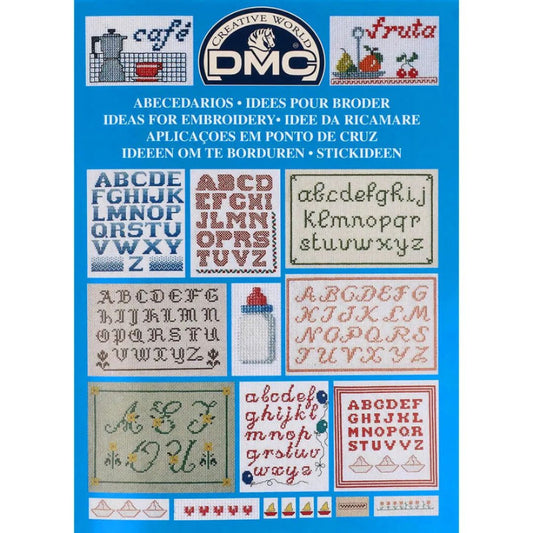 DMC Ideas for Embroidery - Alphabets Counted Cross Stitch Pattern Book