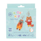 DMC Kids Kit Cross Stitch Keyrings Kit - Mini & Maxi