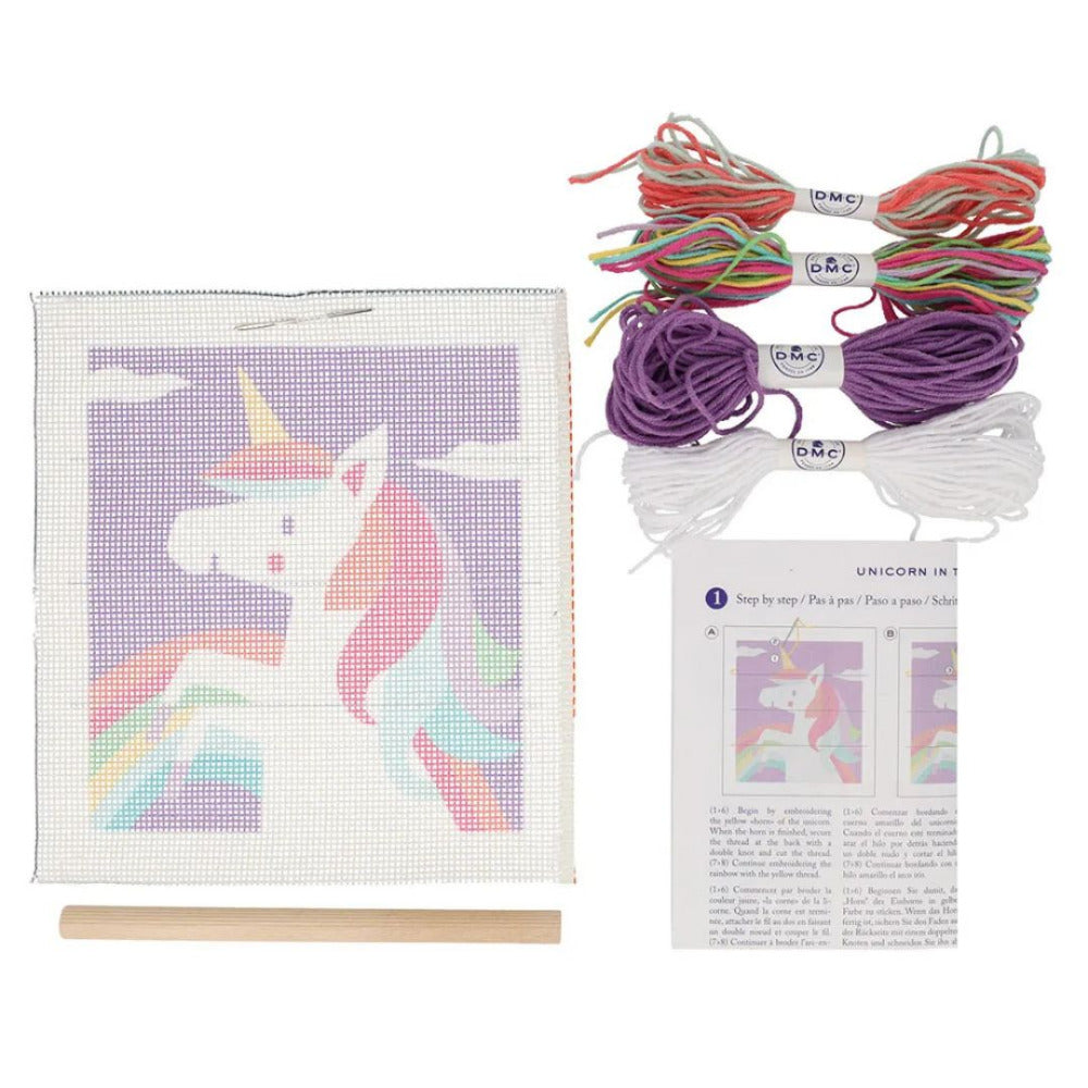 DMC Kids Longstich Kit - Unicorn in the Sky