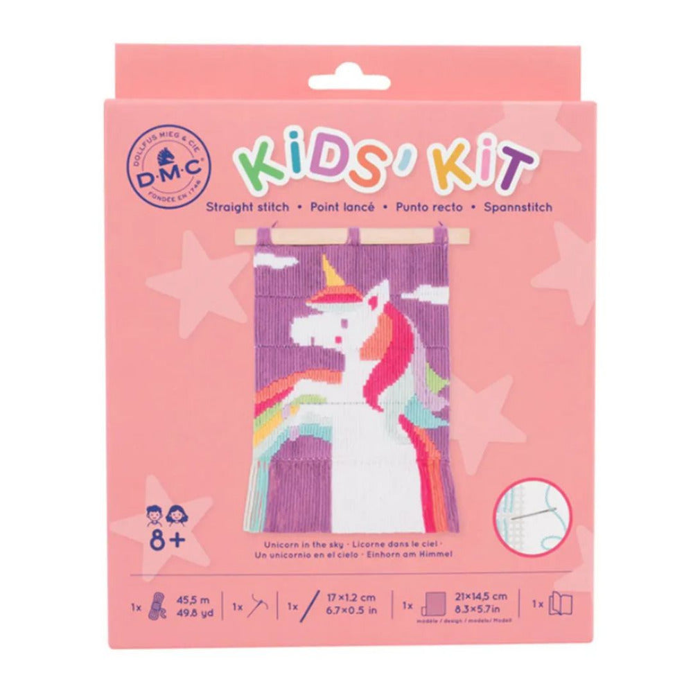 DMC Kids Longstich Kit - Unicorn in the Sky