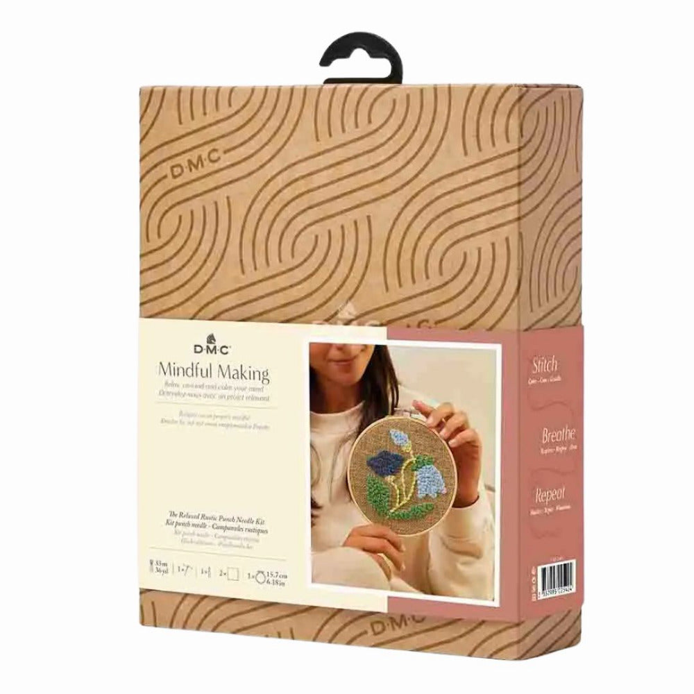 DMC The Relaxed Rustic Punch Needle Kit packaging