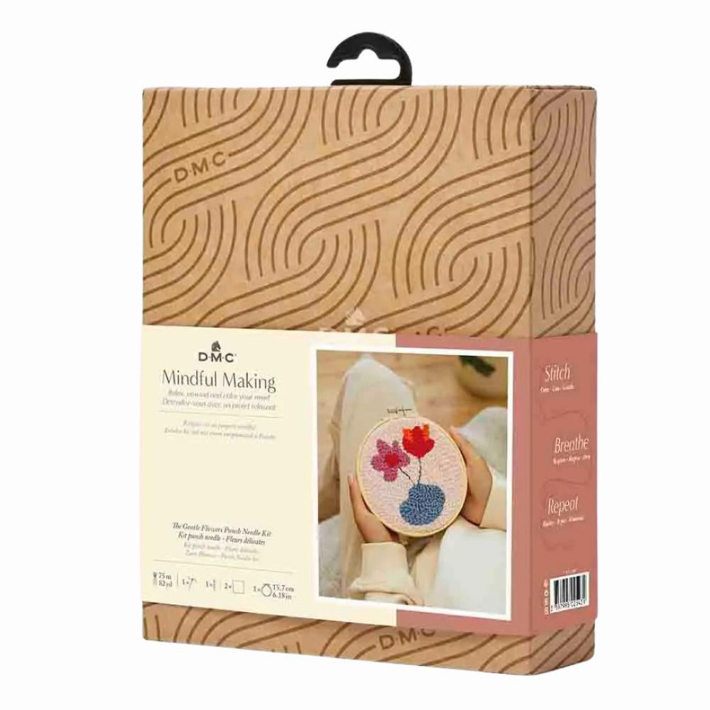 DMC The Gentle Flowers Punch Needle Kit