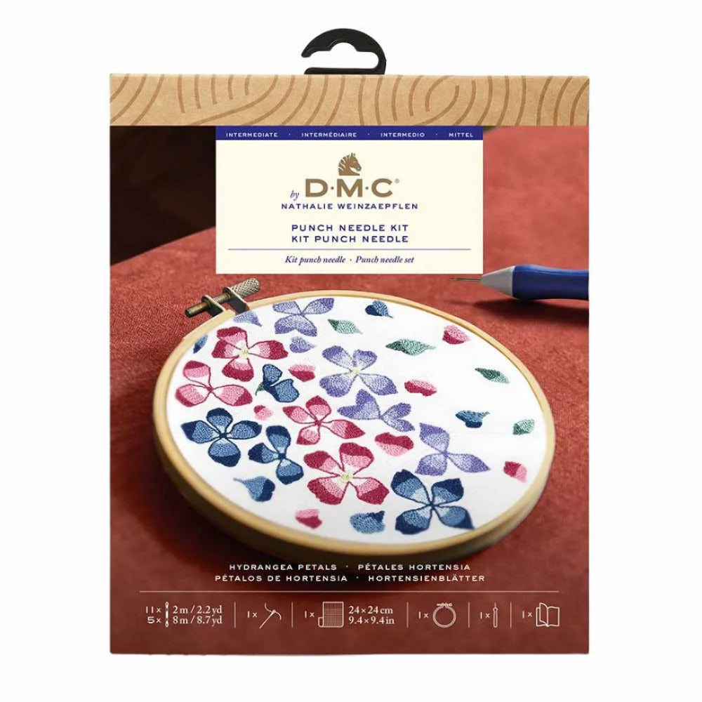 DMC Hydrangea Petals Punch Needle Kit
