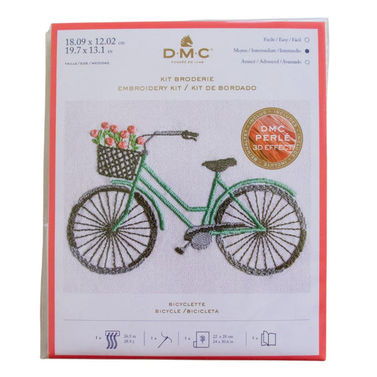 DMC "Bicycle" Embroidery Kit