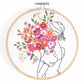 DMC Embroidery Kit - Floral Embrace