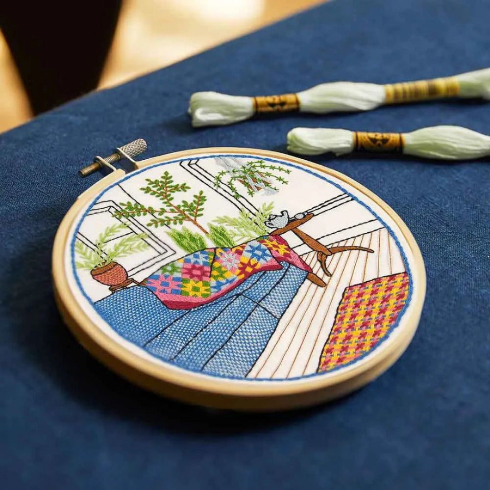 DMC Embroidery Kit - Winter Garden