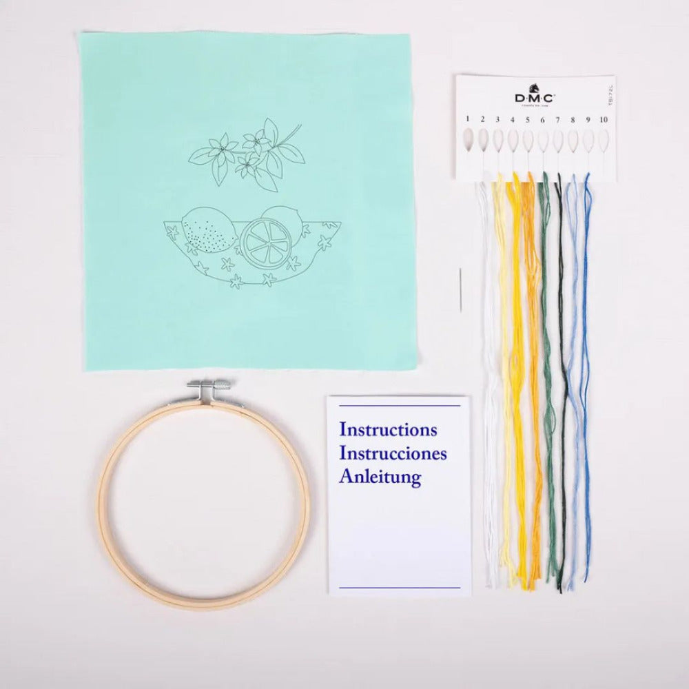 DMC Embroidery Kit - Lemons