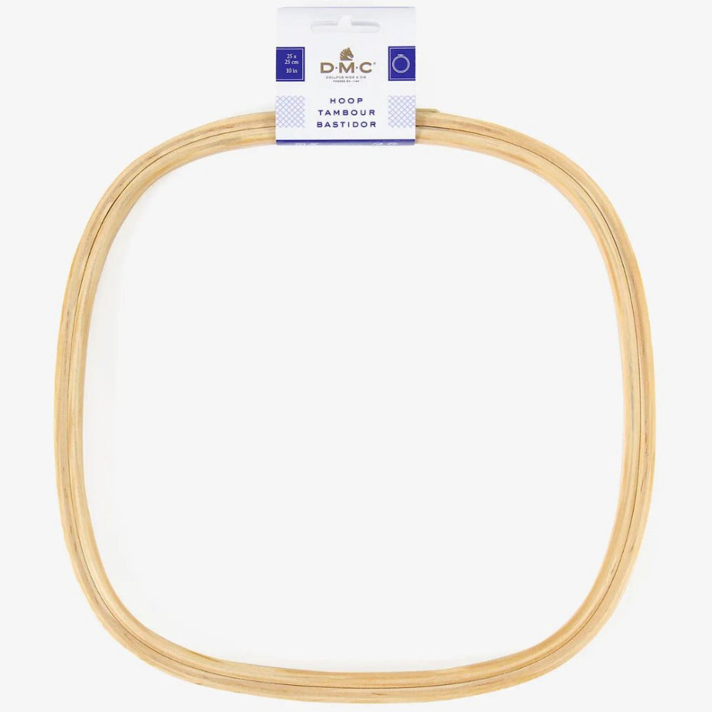 DMC Square Wooden Hoop 25cm (10 Inch)