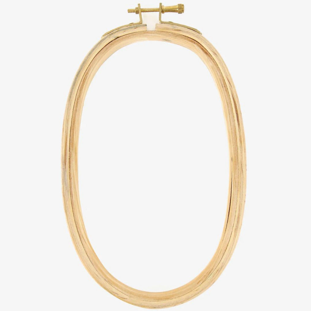 DMC Oval Wooden Hoop 20cm x 12.5cm