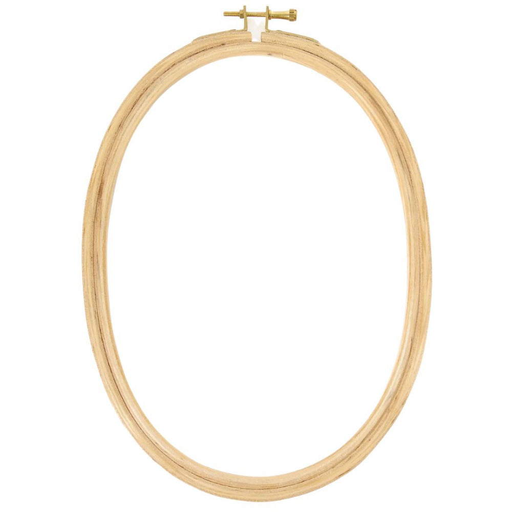 DMC Oval Wooden Hoop 24cm x 18cm