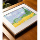 DMC Counted Cross Stitch Kit Van Gogh - Wheatfield with Cypresses