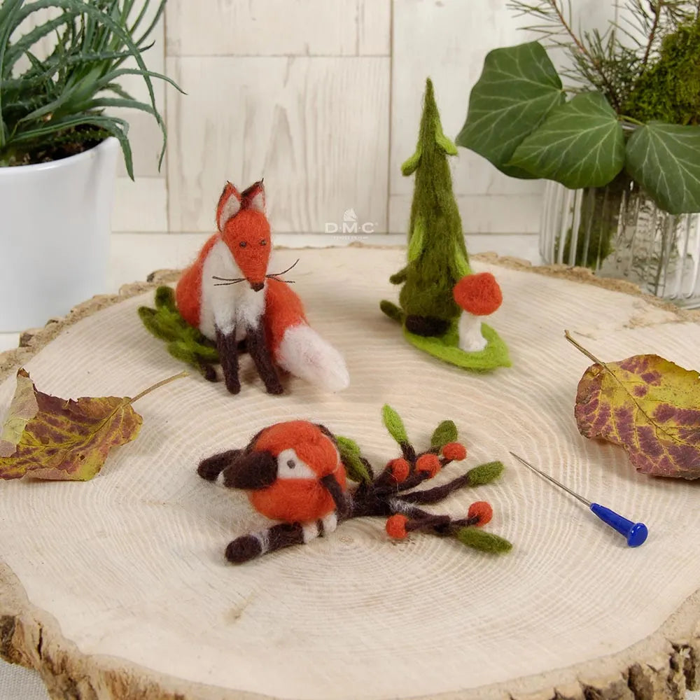 DMC Woodland Needle Felting Kit