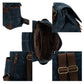 Della Q Makers Canvas Backpack pockets and zips