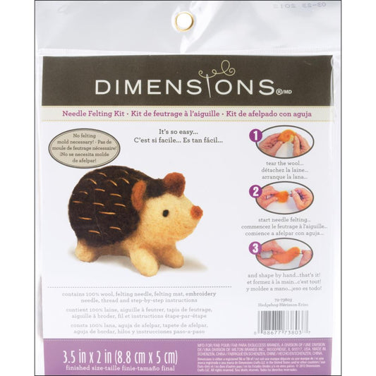 Dimensions DK72-73803 "Hedgehog" Needle Felting Kit