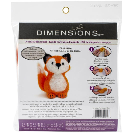 Dimensions DK72-74043 "Fox" Needle Felting Kit