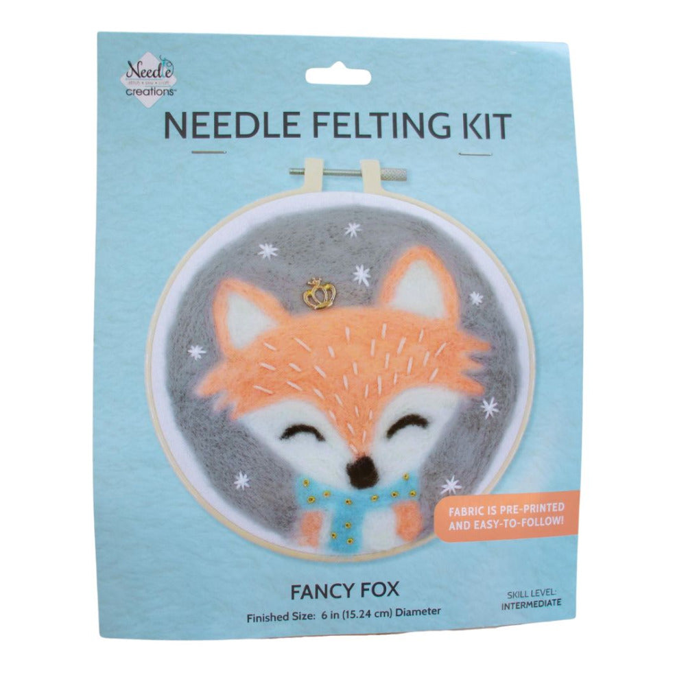Fancy Fox Needle Felting Kit