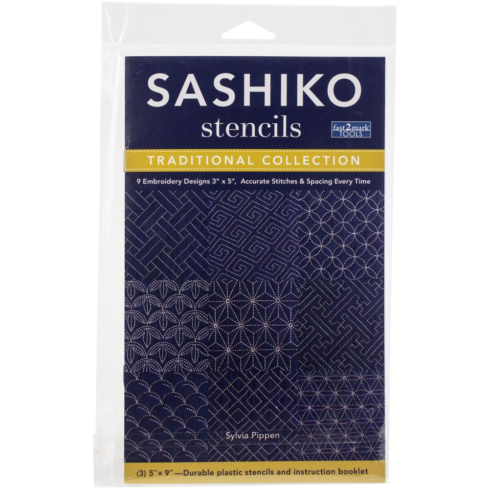 Fast2Mark Sashiko Stencils - 9 Designs