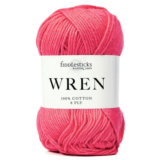 Fiddlesticks Wren 8 Ply Pure Cotton 012 Watermelon