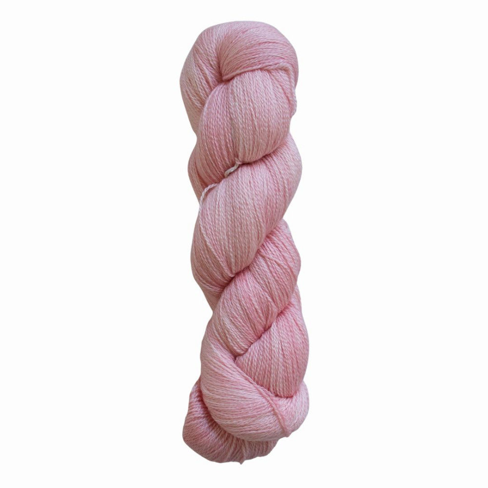 Fiori Lace Hand Dyed Merino Silk 230 Pink Silver
