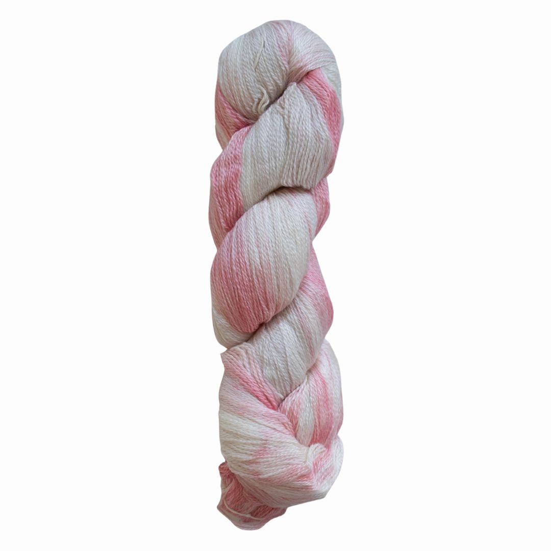 Fiori Lace Hand Dyed Merino Silk 073 Arctic Salmon
