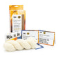 Fisherman's Wool Yarn Dye Rit Kit, Tangerine, Golden Yellow, Blue