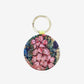 Fleur Woods "Meadow" Velvet and Vegan Leather Keyring