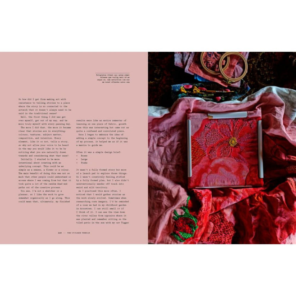 The Untamed Thread - Slow Stitch to Soothe the Soul & Ignite Creativity by Fleur Woods