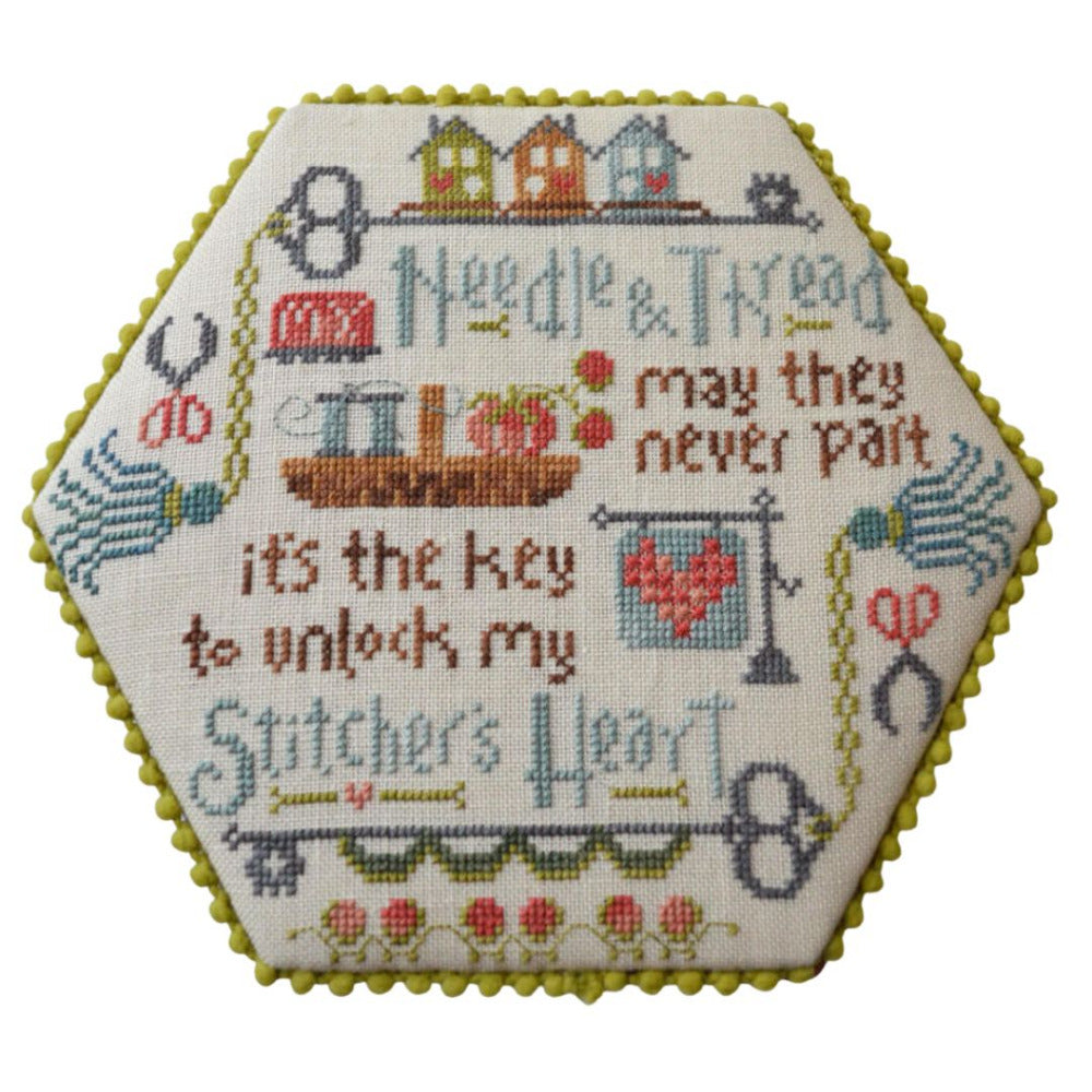 Hands on Design "My Stitcher's Heart" Counted Cross Stitch Design