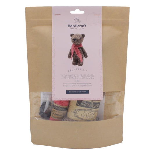 Hardicraft Crochet Amigurumi Kit Bobbi Bear