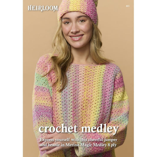 Heirloom Crochet Medley Jumper and Beanie Pattern